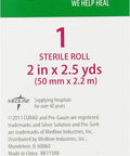 Curad SoothePlus Prosorb Rolled Gauze 2" x 2.5 yd. Not Made from Natural Rubber Latex Pack of 24