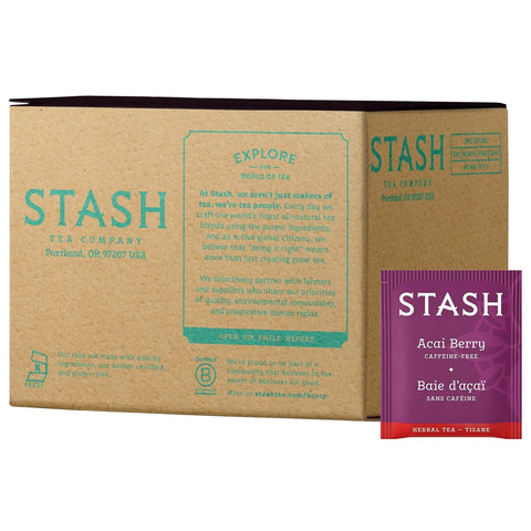 Stash Tea Ginger Peach Green Tea & Matcha Blend, Box of 100 Tea Bags (Packaging May Vary) | Zesty, fruity blend with peach, ginger and matcha notes, Non-GMO Project Verified and foil-sealed freshness