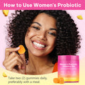 GMOLARSUSCO Feminine Probiotics Gummies for Women Vaginal Probiotics Feminine Balance pH Gummies for Healthy Odor Yeast Balance Flora Gut Health Immune System with Slippery Elm Prebiotics & Lactobacillus Bl 60 Gummies