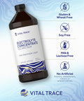 Carlyle Electrolyte Concentrate | 16 fl oz | Full Spectrum | Ionic Electrolyte Liquid | Non-GMO and Gluten Formula | by Vital Trace