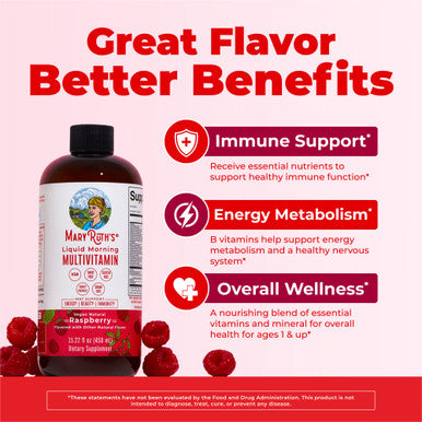 Maryruth's Multivitamin For Women Men & Kids 15 Servings