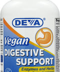 Deva Vegan Vitamins Digestive Support with Enzymes and Herbs, 90-Count