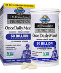 Garden of Life Probiotics For Men Dr Formulated 50 Billion Cfu 15 Probiotics + Organic Prebiotic Fiber For Digestive Colon & Immune Support Daily Gas Relief Dairy Free Shelf Stable 30 Capsules