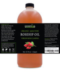 Greenive Rosehip Oil Rosa Canina 100% Pure Cold Pressed Virgin Oil (32 Fl Oz)
