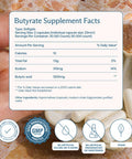 BodyBio Butyrate - Postbiotic for Gut Health, Digestive Support, Bloat, Gas & Constipation Relief, Leaky Gut Repair - Sodium + Butyric Acid Supplement for GI Wellness