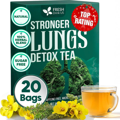 FreshDrinkUS, Premium 75 Mulberry Leaf Tea Bags, 100% Natural & Pure from Mulberry Leaves. Loose Leaf Herbal Tea. Made with Natural Material Tea Bags. No Sugar, No Caffeine, No Gluten, Vegan.