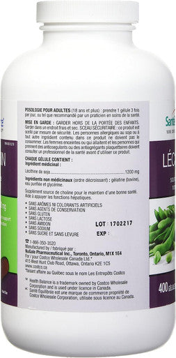 Health Balance Lecithin 1200mg (400 Softgels), 400 Count