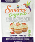 Swerve Organic Monk Fruit All-Purpose Granular Sugar Replacement Sweetener, 8 Ounce Bag