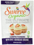 Swerve Organic Monk Fruit All-Purpose Granular Sugar Replacement Sweetener, 8 Ounce Bag