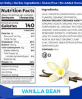 Orgain Grass Fed Whey Protein Powder, Vanilla Bean - 21g of Protein, Low Net Carbs, Gluten Free, Soy Free, No Sugar Added, Kosher, Non-GMO, 1.82 Lb (Packaging May Vary)