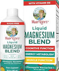 Liquid Magnesium Supplement By MaryruthS Magnesium Complex With Magnesium Glycerophosphate + Magnesium Bisglycinate + Taurate + Malate Ages 4+ Cognitive Function Bone Health Vegan 30Oz