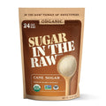Sugar In The Raw Organic Granulated White Premium Cane Sugar, No Erythritol, Pure Natural Sweetener, Hot & Cold Drinks, Coffee, Baking, Vegan, Gluten-Free, Non-GMO, Bulk Sugar, 24 oz Bag (8-Pack)