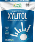 Health Garden Birch Xylitol Sweetener, 40 oz Bag ÃƒÂ¢Ã¢â€šÂ¬Ã¢â‚¬Å“ 100% Birch-Derived Xylitol Sugar Substitute for Baking & Coffee, 1:1 Sugar Replacement, Supports Teeth, Keto, Vegan, Non-GMO