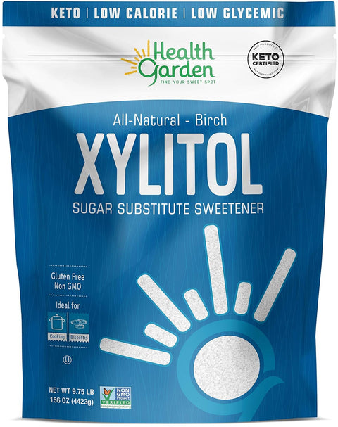 Health Garden Birch Xylitol Sweetener, 40 oz Bag ÃƒÂ¢Ã¢â€šÂ¬Ã¢â‚¬Å“ 100% Birch-Derived Xylitol Sugar Substitute for Baking & Coffee, 1:1 Sugar Replacement, Supports Teeth, Keto, Vegan, Non-GMO