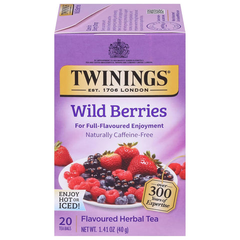 Twinings Lemon & Ginger, Caffeine-Free Herbal Tea Bags, 100 CT Box (1 Pack) | Spicy & Tangy, Ginger, Lemon Peel, Lemongrass, Blackberry Leaves, Soothe Digestion, 100 Foil Lined Individually Wrapped Bags
