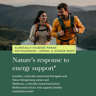 Gaia Herbs Metabolic Activator - Natural Energy Supplement For Metabolism Support - Made With Panax Notoginseng & Astragalus Extract - From Dairy, Soy & Gluten - 60 Capsules (60 Servings)