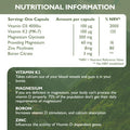 Barefoot Nutrition - Vitamin D3 Complete 4000 IU with Vitamin K2 MK-7 Magnesium Boron & Zinc Supplement High Strength Formula for Bone and Normal Health Function 60 Capsules