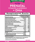Nature's Truth Prenatal Vitamins with DHA and Folic Acid Softgels, Non GMO & Gluten , 60 Count