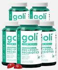 Goli Zero Sugar Pre Post Probiotic Gummies. World'S First 3-In-1 Gluten- Vegan Non-Gmo And Gelatin-. (5)
