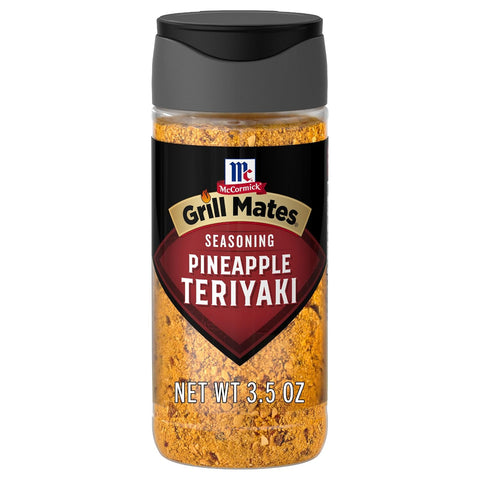 McCormick Grill Mates Seasoning, Pineapple Teriyaki, Grilling Seasoning for Adding Savory-Sweet Teriyaki Flavor to Pork, Chicken, or Seafood, 3.5 oz