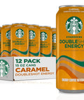 Starbucks Doubleshot Energy Drink Coffee Beverage, White Chocolate, Iced Coffee, 15 fl oz Cans (12 Pack)