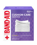 Band-Aid Brand Cushion Care Medium Gauze Pads, 3X3 Inch (Pack Of 25)