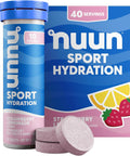 Nuun Sport Electrolyte Tablets Mixed Flavors, GF & Vegan, 4 Pack