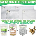 Xprs Nutra Exit Bags - Premium Squeeze to Open Resealable White Zip-Locking Exit Bag - Airtight Pouch Giant Ziplock Bags for Storage The Exit Ziplock Mylar Pouch (12x9x3 100)
