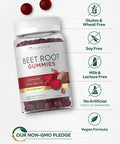 Carlyle Beet Root Gummies | 60 Count | Vegan Strawberry Flavored Chewable Supplement | Non-GMO Gluten