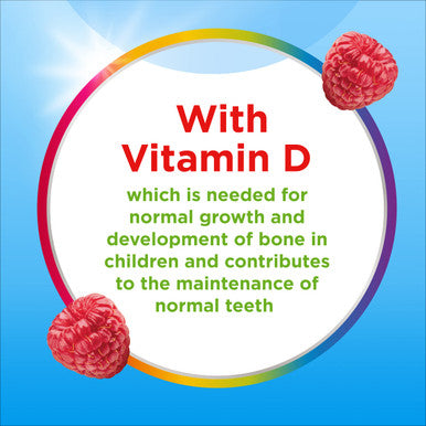 Centrum Multivitamins For Kids Bones & Teeth Vitamins With 5 Essential Nutrients Including Vitamin D Mixed Berry Natural Fruit Flavour 30 Multigummies (Packaging May Vary)
