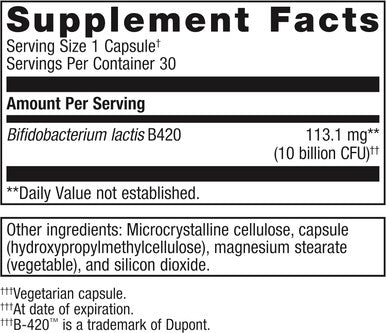 Metagenics UltraFlora Control Daily Probiotic Supplement to Help Support Healthy Body Weight Regulation - 30 Servings