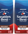 SeattleÃƒÂ¢Ã¢â€šÂ¬Ã¢â€žÂ¢s Best Coffee, Dark Roast Ground Coffee, 6th Ave Bistro, 100% Arabica, 3 Bags (12 oz Each)