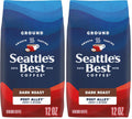 SeattleÃƒÂ¢Ã¢â€šÂ¬Ã¢â€žÂ¢s Best Coffee, Dark Roast Ground Coffee, Henry's Blend, 100% Arabica, 6 Bags (12 oz Each)