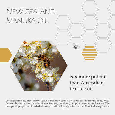 Balm Of Gilead Manuka Eczema Honey Cream - Moisturizer For Sensitive Skin, Eczema, Psoriasis, Dermatitis - Manuka Honey Ointment, Grassfed Tallow