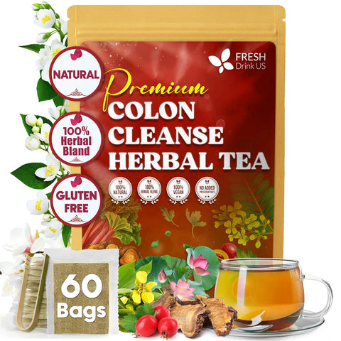 FreshDrinkUS, Premium 75 Mulberry Leaf Tea Bags, 100% Natural & Pure from Mulberry Leaves. Loose Leaf Herbal Tea. Made with Natural Material Tea Bags. No Sugar, No Caffeine, No Gluten, Vegan.