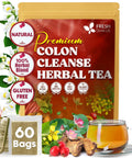 FreshDrinkUS, Premium 120 Mulberry Leaf Tea Bags, 100% Natural & Pure from Mulberry Leaves. Loose Leaf Herbal Tea. Made with Natural Material Tea Bags. No Sugar, No Caffeine, No Gluten, Vegan.