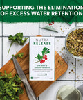 Nutra Tea NUTRARELEASE - Kidney Tea | Bloated Stomach Tea Includes Uva Ursi Dandelion & Nettle - Assist With Water Retention & Digestion - 20 Enveloped Tea Bags - by - Herbal Tea
