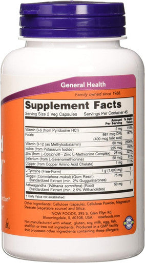Now Thyroid Energy 90 Vcaps