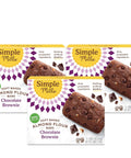 Simple Mills Almond Flour Granola Bars, Chocolate Brownie- Gluten Free, Made with Organic Coconut Oil, Granola Bar Alternative, Healthy Snacks, Paleo Friendly, 6 Ounce (Pack of 1)