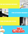 Mr. Clean All Purpose Cleaner Clean Freak Mist Cleaning Kit For Bathroom & Kitchen Cleaner Lemon Scent Includes 1 Spray Bottle (16 Oz) And 1 Large Refill (30.9 Oz)