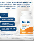 Bariatric Fusion One PER Day Multivitamin Capsule with 45mg 90 Count