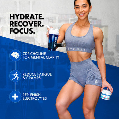 Evogen Hydration - Electrolytes Powder | Sugar-Free Electrolyte Powder Supplement for Hydration Energy and Recovery | Coconut Water B Vitamins Potassium | Watermelon | 30 Servings