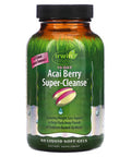 Irwin Naturals 10-Day Acai Berry Super-Cleanse - 60 Liquid Soft-Gels - Liver & Elimination Support - 20 Servings