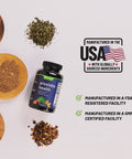 Prostate Health Support Supplement - Prostate Supplements for Men with Organic Saw Palmetto Extract & Turmeric, Prostate Support, Urinary Tract Health, Immune Support (90 Capsules)