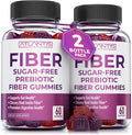 Atlantis Nutrition Sugar Fiber Gummies For Adults - 5G Fiber Supplement Formulated With 5.4G Prebiotic Digestive Blend - Supports Gut Health & Promotes Healthy Digestion - 2-Pack 120 Gummies