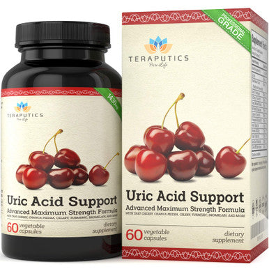 Uric Acid Support Formula | Advanced Uric Acid Cleanse & Kidney Support Supplement - Includes Tart Cherry Concentrate, Celery See