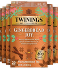 Twinings Lemon & Ginger, Caffeine-Free Herbal Tea Bags, 100 CT Box (1 Pack) | Spicy & Tangy, Ginger, Lemon Peel, Lemongrass, Blackberry Leaves, Soothe Digestion, 100 Foil Lined Individually Wrapped Bags