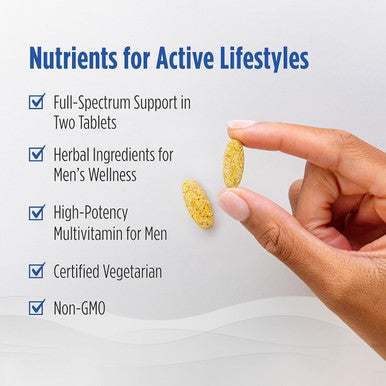 Nordic Naturals Mens Multivitamin Extra Strength Supplement 60 Tablets