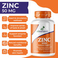 Aitnaturals Zinc Chelated (50mg) - 250 Tablets | Supports Immune System Antioxidant Health Restful Sleep Reduces Oxidative Stress Enhances Cognitive Function | Zinc for Overall Well-being