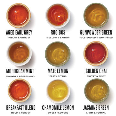 Numi Organic Tea World of Tea Set 45 Tea Bags Fair Trade Black Green Mate Rooibos & Herbal Tea Sampler
